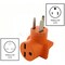 Ac Works Plug Adapter, 6-30R, 6-50P, 6-30P, 6-50P, 0 ft., Orange AD650630 - alternate 5